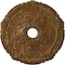 Ekena Millwork Attica with Rose Medallion (Canopies up to 4 1/2"), 26"OD x 3 3/4"ID x 1 1/2"P, Smokey Topaz Crackle CM26ATSTC - alternate 1
